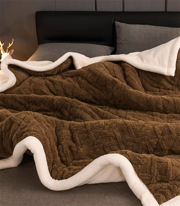 Blanket with 2 pillow covers size 003