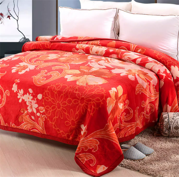 Blanket with 2 pillow covers size 004